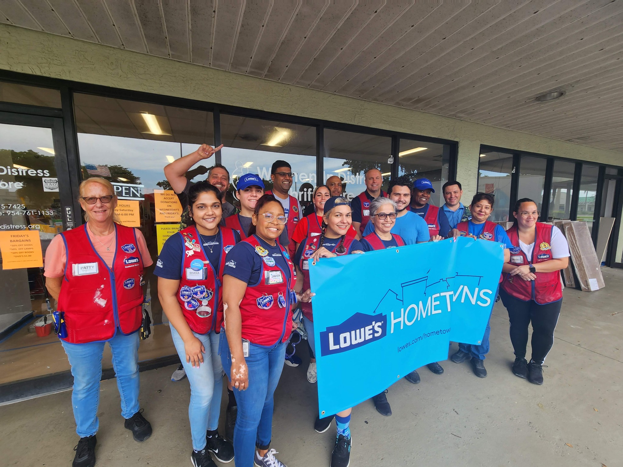 Women In Distress Selected as One of 100 Nationwide Lowe’s Hometowns  Community Impact Projects
